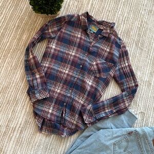 C&C California plaid shirt size S